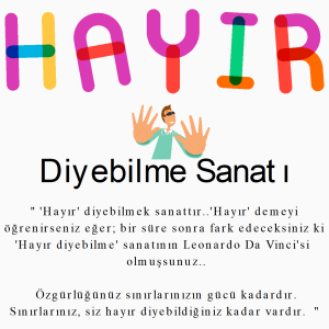 hayir diyebilmek